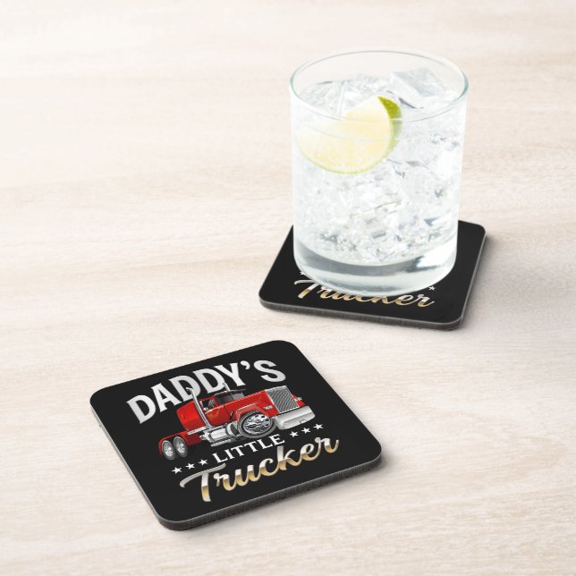 Daddy’s Little Trucker Coaster (Right Side)