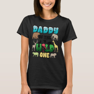 Daddy Safari 1st Birthday of Wild One Zoo Jungle A T-Shirt