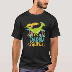 Daddy Saurus Rex Dinosaur Kids  T-Shirt