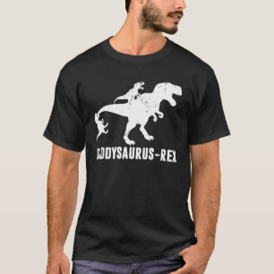 Daddy Saurus  Rex  Rex Dinosaur Dad Uncle Grandpa T-Shirt