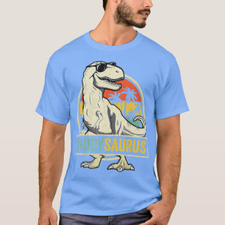 Daddy saurus T Rex Dinosaur Men DaddySaurus Family T-Shirt