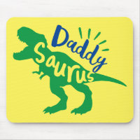 Daddy Saurus T-Rex Silhouette