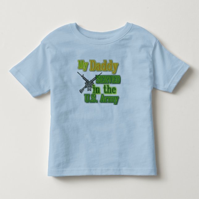 Daddy Served Toddler T-Shirt (Front)