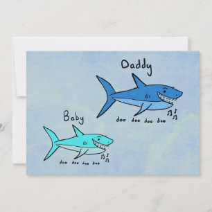 Daddy Shark & Baby Shark Fun Father's Day Card