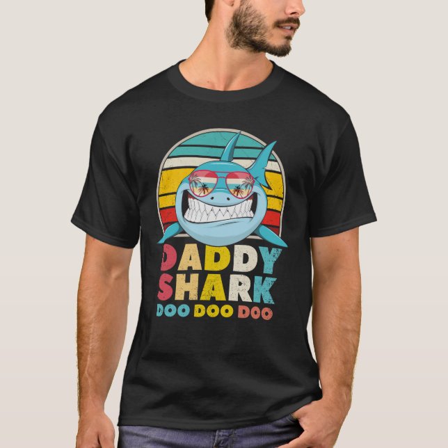 Daddy Shark Doo Doo Doo T-Shirt (Front)