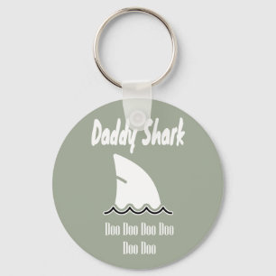 Daddy Shark Doo Doo Trendy Cute Song Key Ring