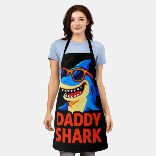 Daddy Shark Father's Day Gifts Apron