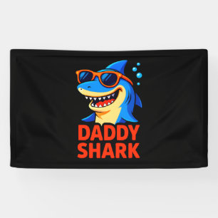Daddy Shark Father's Day Gifts Banner