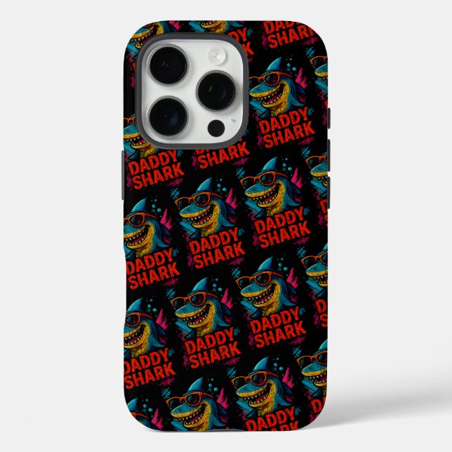 Daddy Shark Father's Day Gifts Case-Mate iPhone Case (Back)