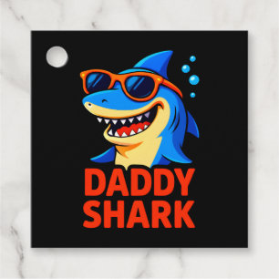 Daddy Shark Father's Day Gifts Favour Tags