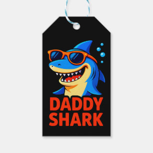 Daddy Shark Father's Day Gifts Gift Tags