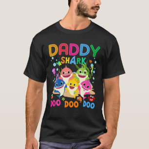 Daddy Shark Gift Cute Baby Shark Family Matching O T-Shirt