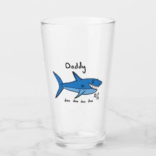 Daddy Shark Glass