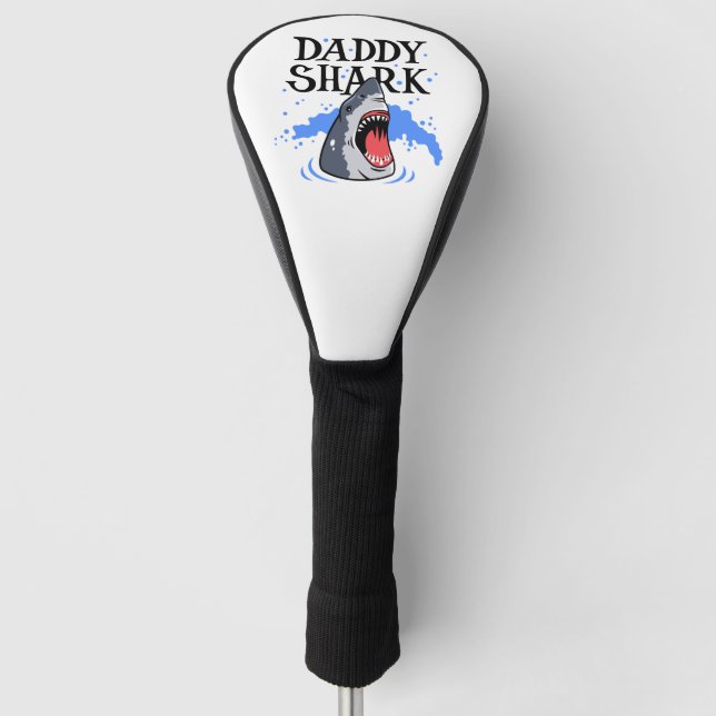 Daddy Shark - Great White Golf Head Cover (Front)