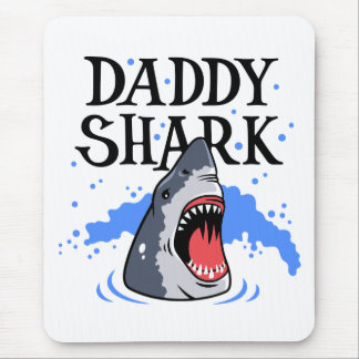 Daddy Shark - Great White Mouse Mat