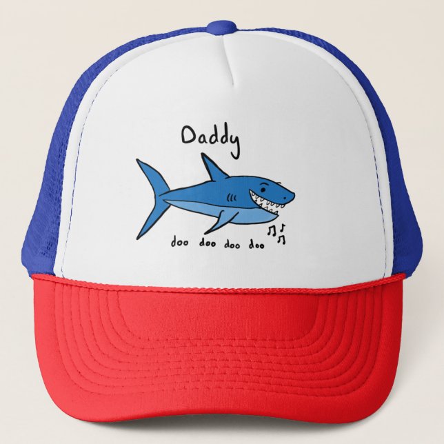 Daddy Shark Trucker Hat (Front)