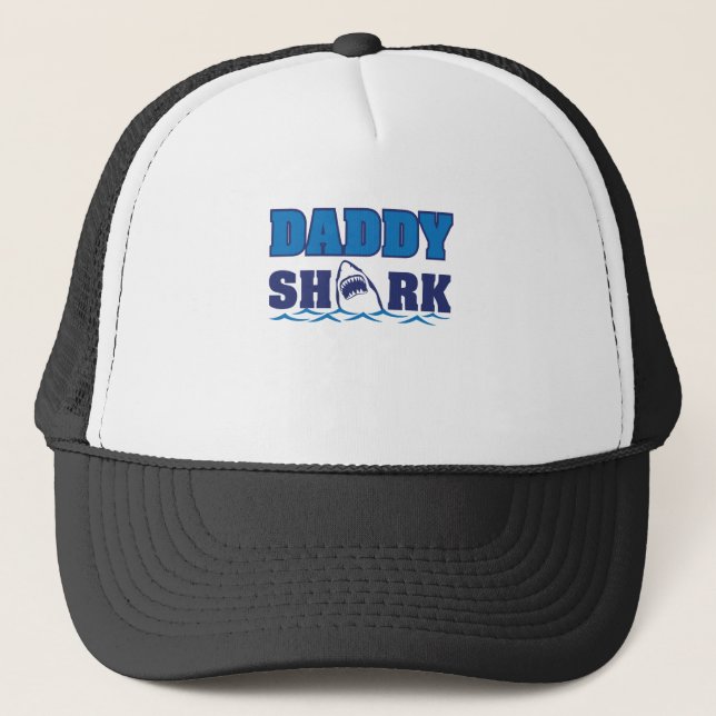 Daddy Shark Trucker Hat (Front)
