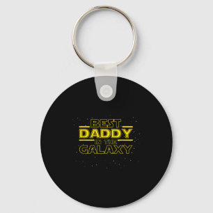 Daddy Shirt Gift For New Daddy, Daddy In The Galax Key Ring