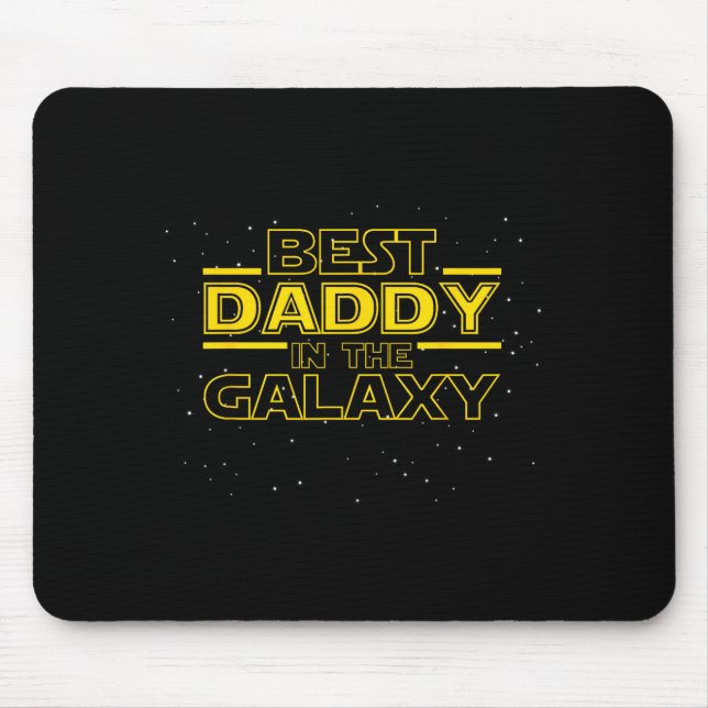 Daddy Shirt Gift For New Daddy, Daddy In The Galax Mouse Mat (Front)