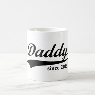 Daddy since 2015 coffee mug