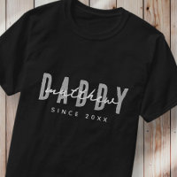 Daddy Since 20XX Modern Elegant Simple
