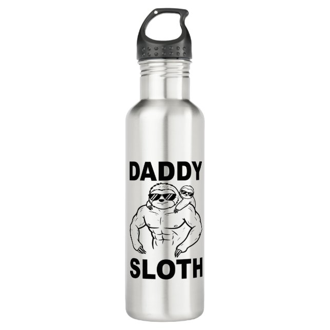 Daddy Sloth 710 Ml Water Bottle (Front)