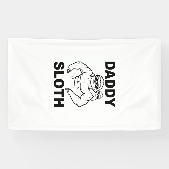 Daddy Sloth Banner (Horizontal)