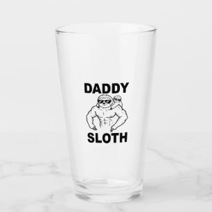 Daddy Sloth Glass