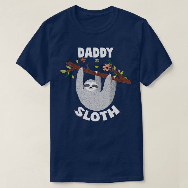 Daddy Sloth Matching Family s For Menwomen s  T-Shirt (Design Front)