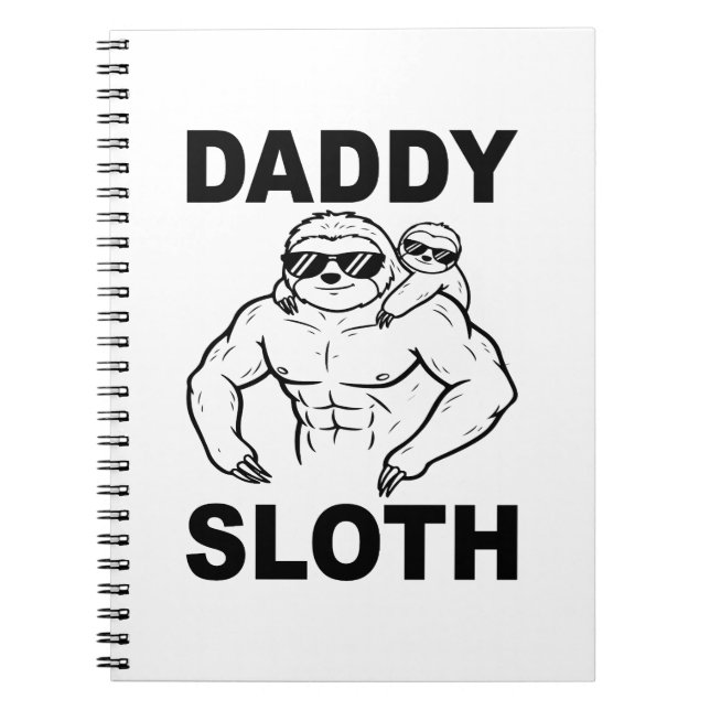 Daddy Sloth Notebook (Front)