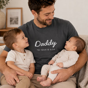 Daddy T-Shirt   Custom Dad Shirt Father's Day Gift
