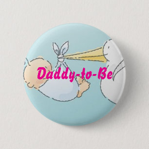 Daddy-to-Be 6 Cm Round Badge