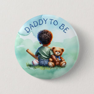 Daddy to be Baby Shower 6 Cm Round Badge