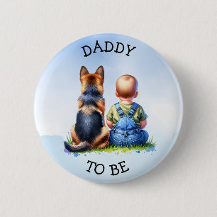Daddy to be   Baby Shower 6 Cm Round Badge