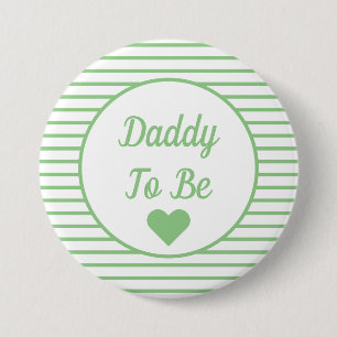 Daddy To Be Baby Shower Button