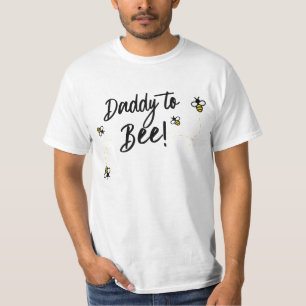 Daddy to Be   Bee Theme Baby Shower T-Shirt