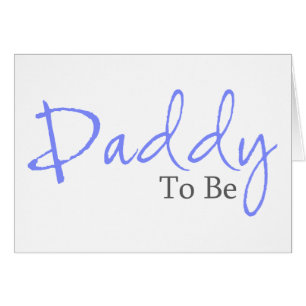 Daddy To Be (Blue Script)