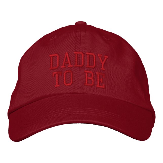 Daddy to Be Embroidered Hat (Front)