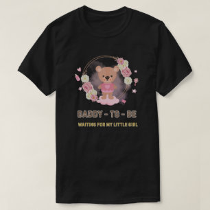 Daddy-to-Be Pink Teddy Bear T-Shirt