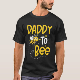 Daddy To Bee Funny Gender Reveal Bee Themed Matchi T-Shirt