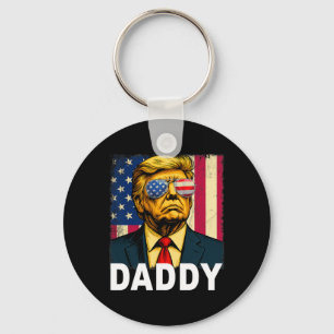 Daddy Trump Funny Daddy Trump Dad For Men And Wome Key Ring