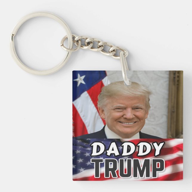 Daddy Trump Key Ring (Front)