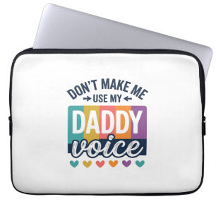 Daddy Voice Vintage Pride Shirt Design_1 Laptop Sleeve