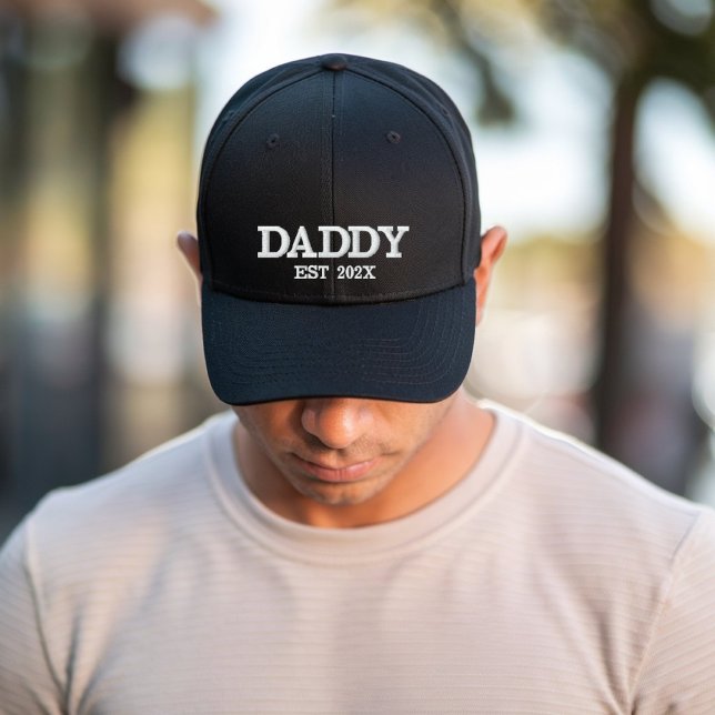 Daddy Year Established Embroidered Baseball Cap (Creator Uploaded)