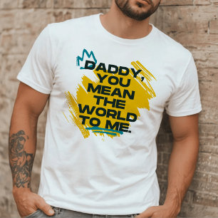 Daddy Yellow Bold Typography T-Shirt