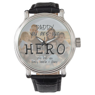 Daddy you are our Hero Full Photo Father`s day  Watch