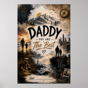 Daddy You Are The Best Poster
