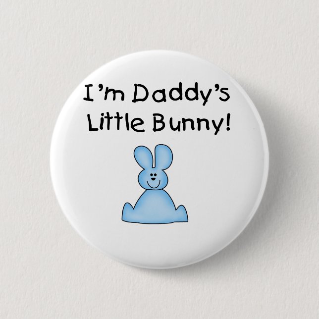 DADDYBUNNYPINK 6 CM ROUND BADGE (Front)