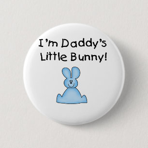DADDYBUNNYPINK 6 CM ROUND BADGE