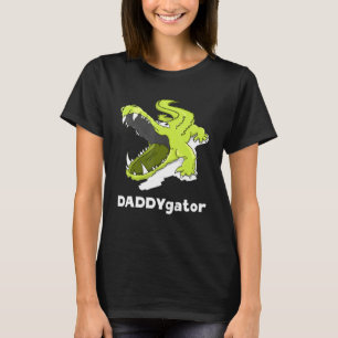 Daddygator Father Alligator Dad Papa Pun T-Shirt